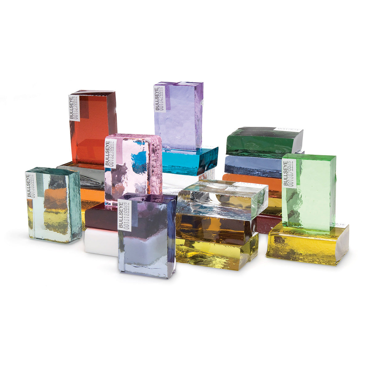 arrangement of different colors of billet