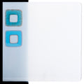 Reactive Cloud Opalescent, Thin-rolled, 2 mm, Color Sample, 2x2 in.