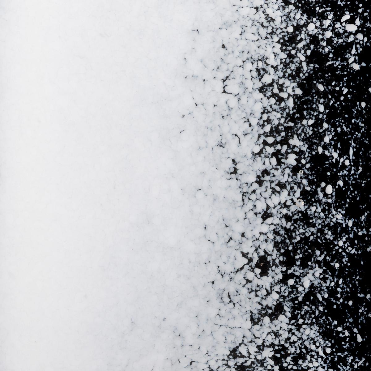 Opaque White Opalescent, Fine Frit, Fusible