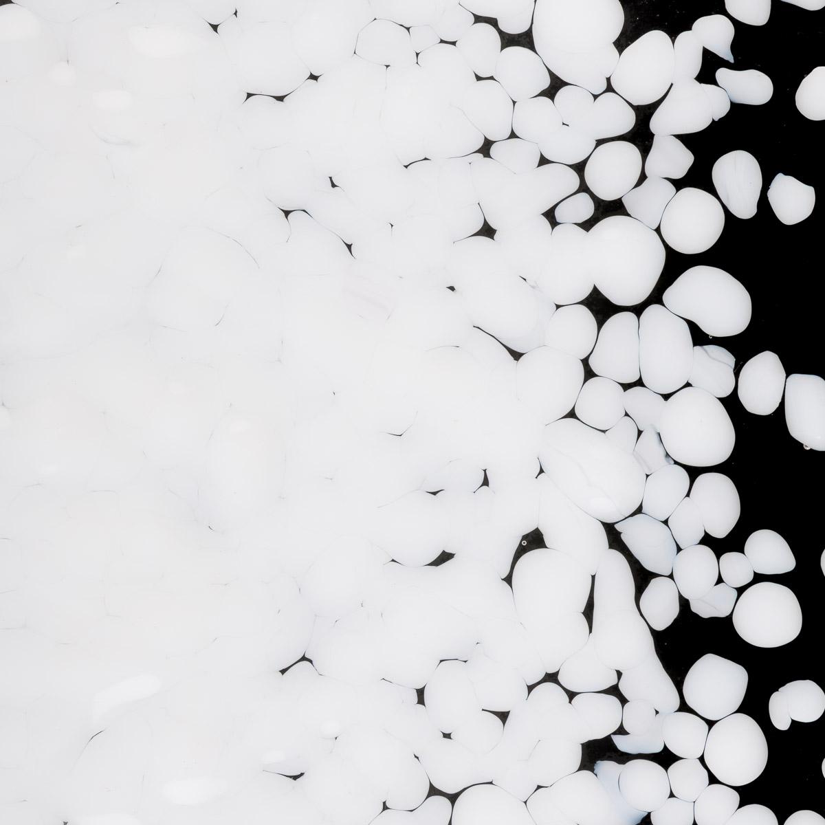 Opaque White Opalescent, Coarse Frit, Fusible