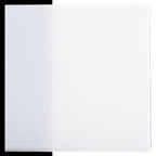 Opaque White Opalescent, Thin-rolled, 2 mm, Color Sample, 2x2 in.