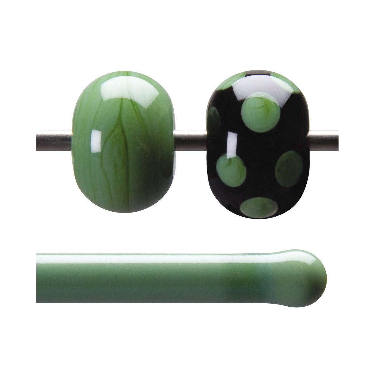 Mineral Green Opaque Opalescent, Rod, 5 mm, Torch Compatible