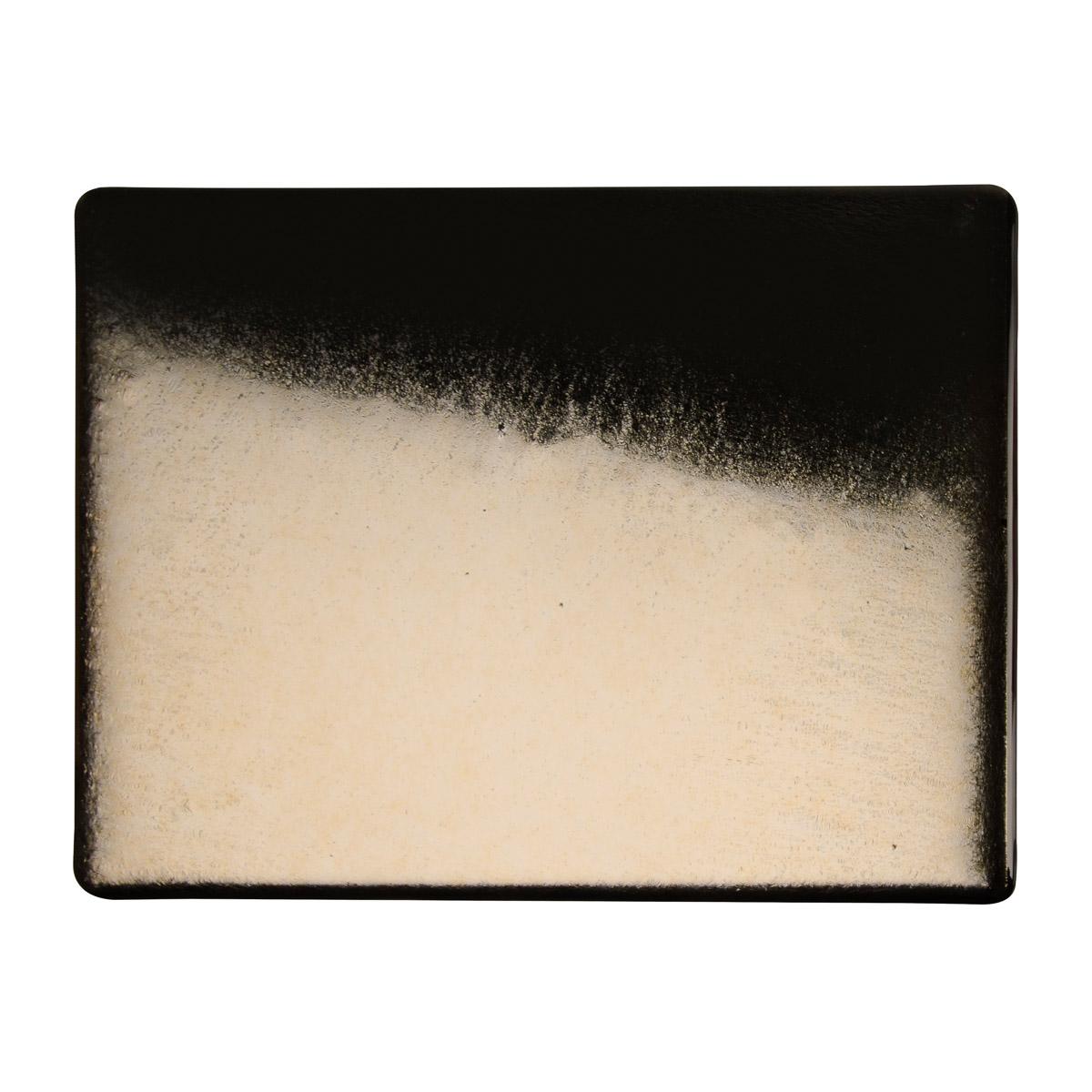 Black Opalescent, Double-rolled, Iridescent, gold, 3 mm, Fusible