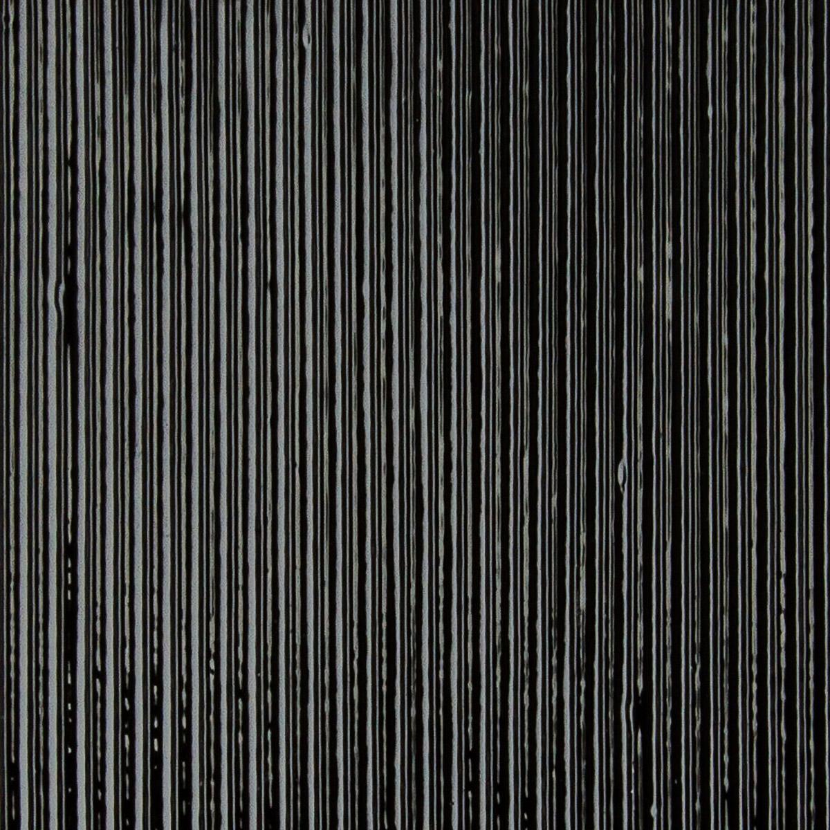 Black Opalescent, Reeded Texture, 3 mm, Fusible