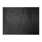 Black Opalescent, Reeded Texture, 3 mm, Fusible