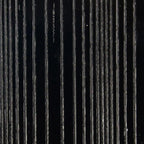 Black Opalescent, Accordion Texture, 3 mm, Fusible