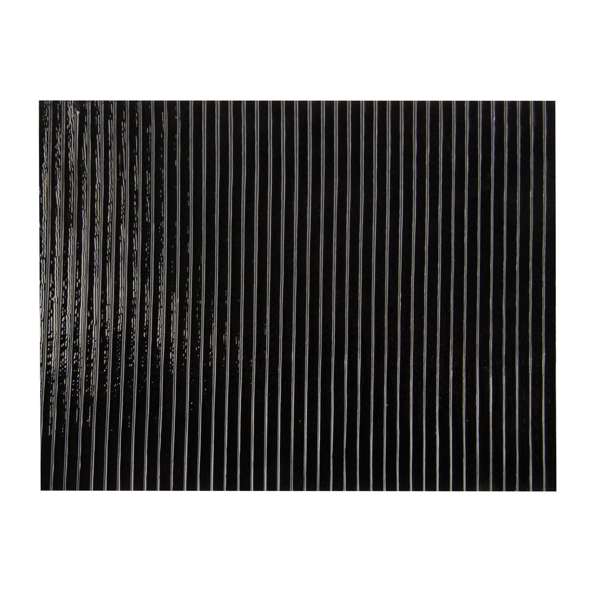 Black Opalescent, Prismatic Texture, 3 mm, Fusible