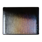 Black Opalescent, Prismatic Texture, Iridescent, rainbow, 3 mm, Fusible
