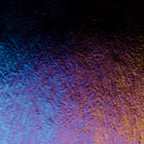 Black Opalescent, Thin-rolled, Iridescent, rainbow, 2 mm, Color Sample, 2 x 2 in.