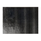 Black Opalescent, Thin, Accordion Texture, 2 mm, Fusible