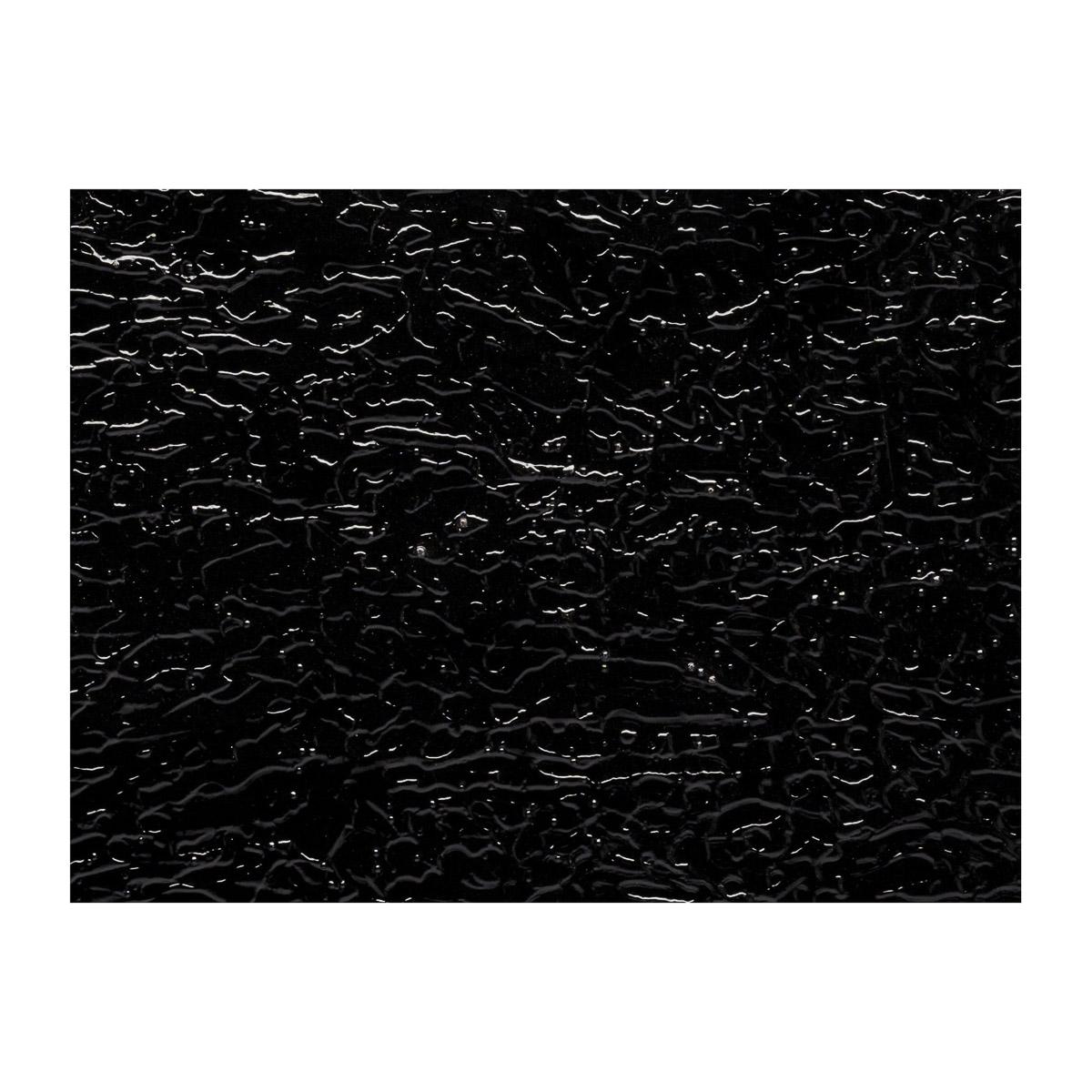 Black Opalescent, Granite Texture, 3 mm, Fusible