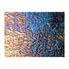 Black Opalescent, Granite Texture, Iridescent, rainbow, 3 mm, Fusible