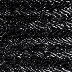 Black Opalescent, Herringbone, 3 mm, Fusible