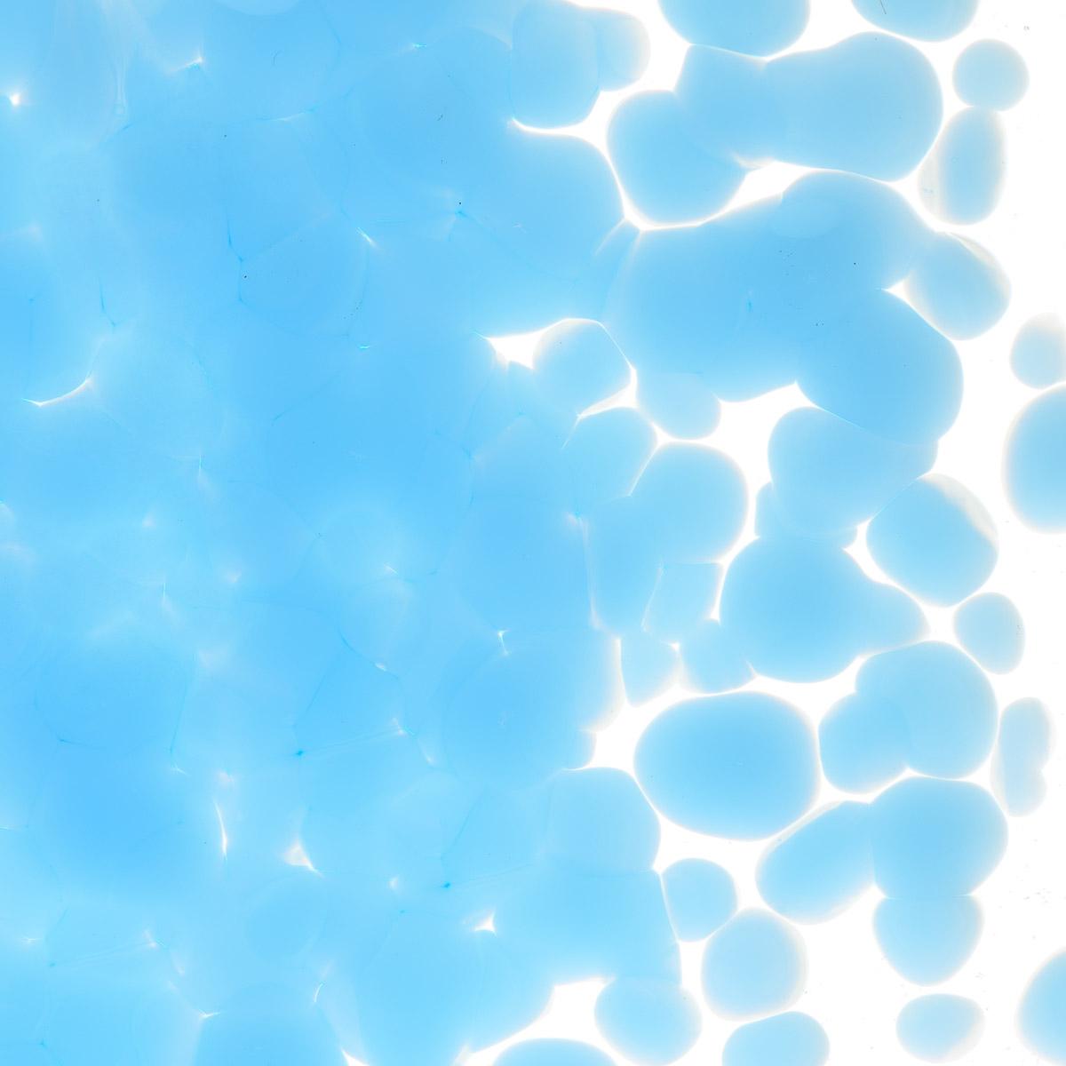 Glacier Blue Opalescent, Coarse Frit, Fusible