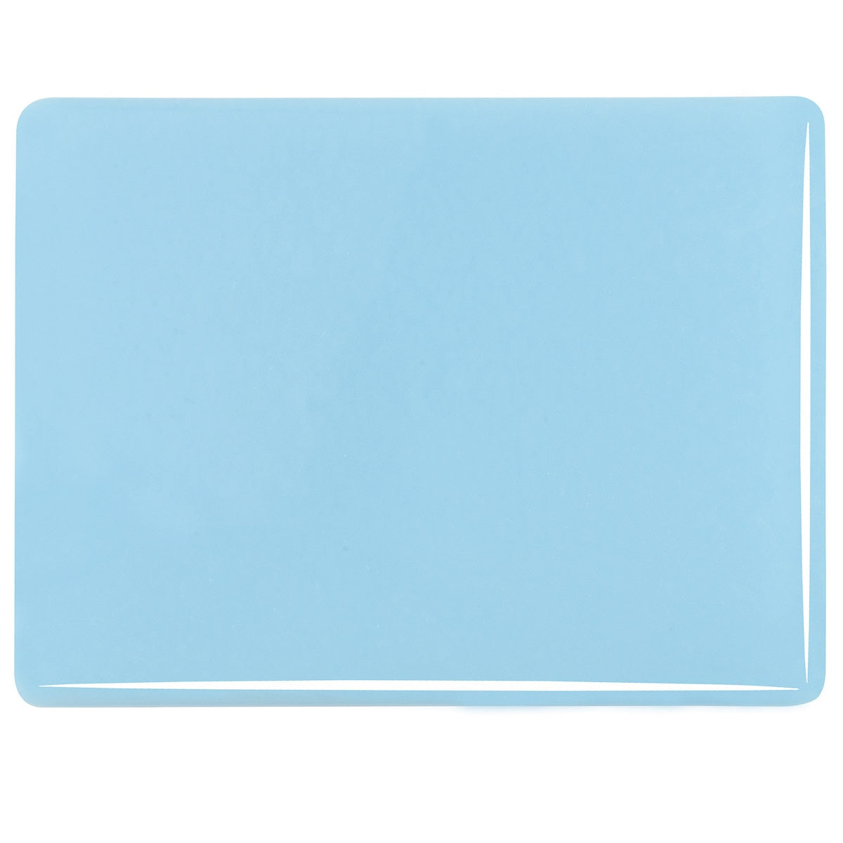 Glacier Blue Opalescent, Double-rolled, 3 mm, Fusible