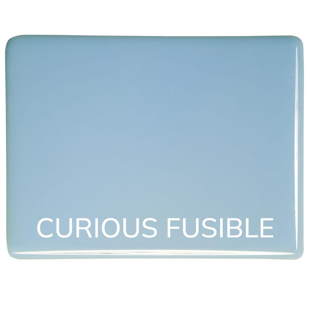 Powder Blue Opalescent, Double-rolled, 3 mm, Curious Fusible