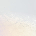 White Opalescent, Double-rolled, Iridescent, rainbow, 3 mm, Color Sample, 2x2 in.