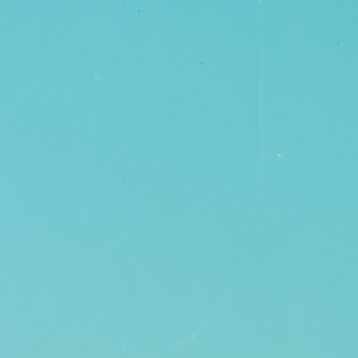 Turquoise Blue Opalescent, Double-rolled, 3 mm, Color Sample, 2x2 in.