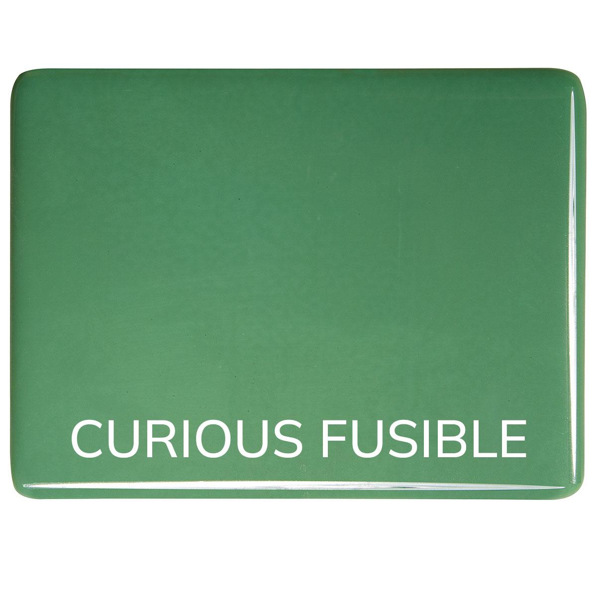 Mineral Green Opalescent, Double-rolled, 3 mm, Curious Fusible