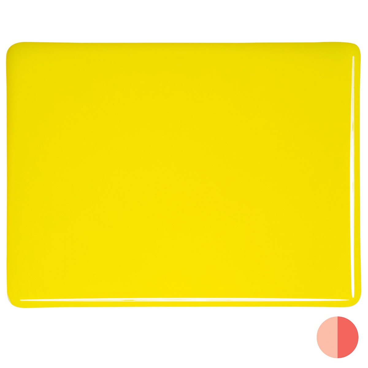 Canary Yellow Opalescent, Double-rolled, 3 mm, Fusible