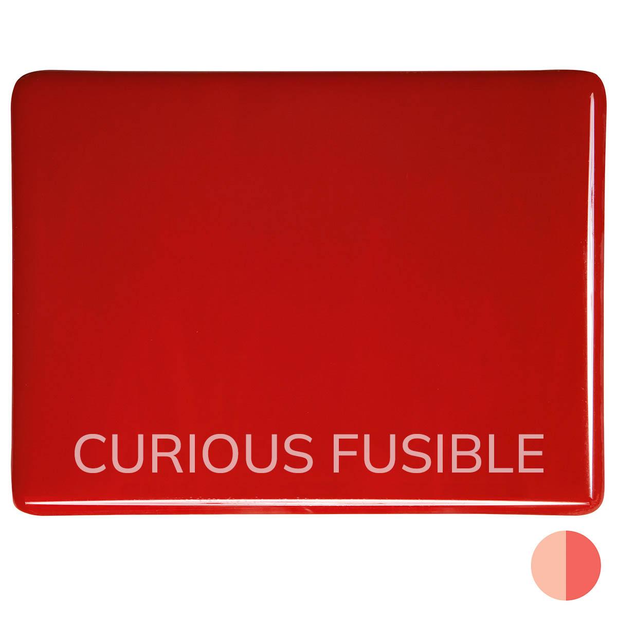 Red Opalescent, Double-rolled, 3 mm, Curious Fusible