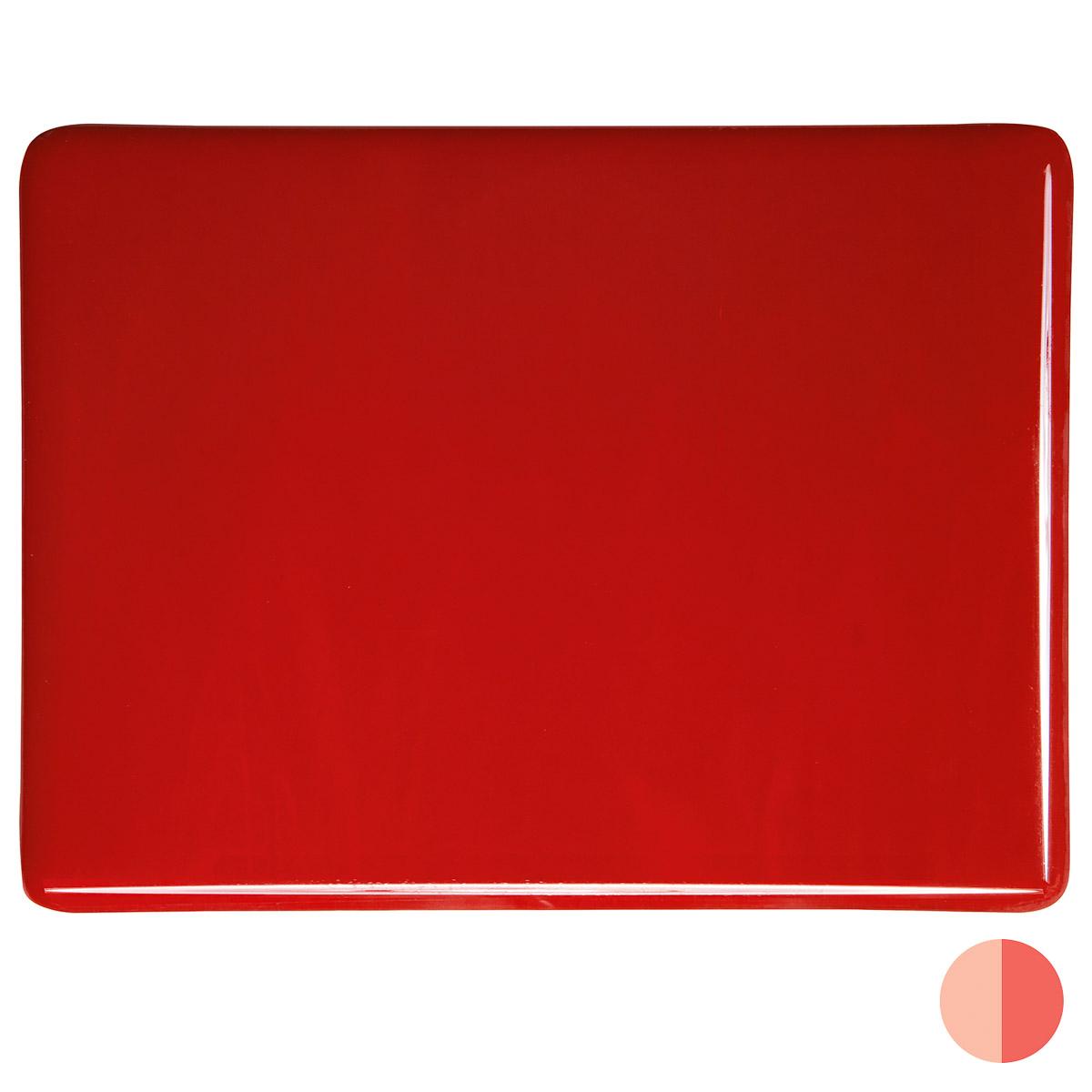 Red Opalescent, Thin-rolled, 2 mm, Fusible