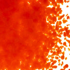 Orange Opalescent, Medium Frit, Fusible