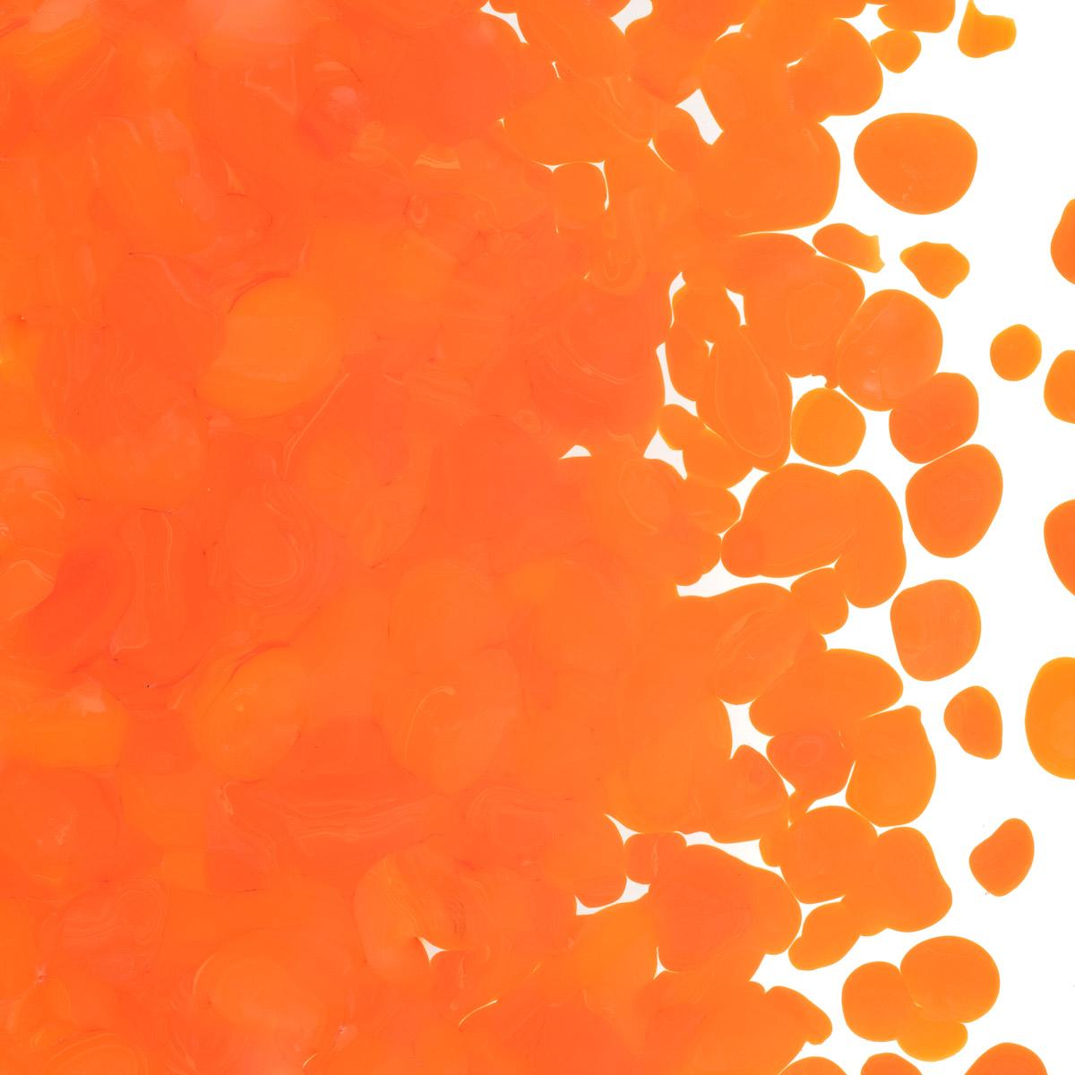 Orange Opalescent, Coarse Frit, Fusible
