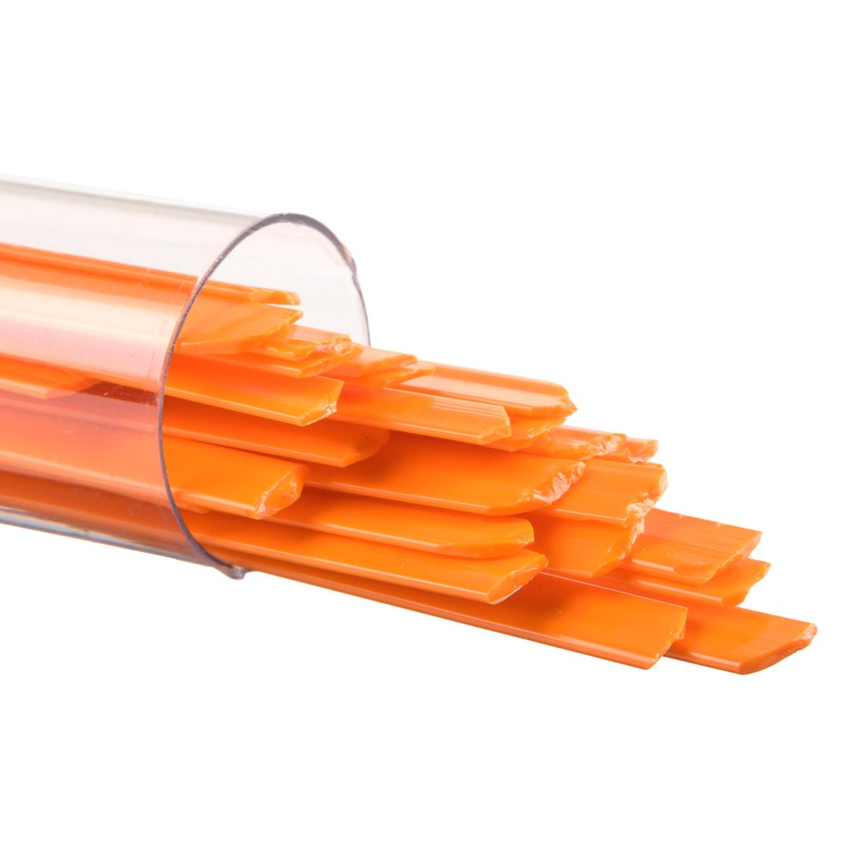 Orange Opalescent Ribbon, 1 mm, Fusible