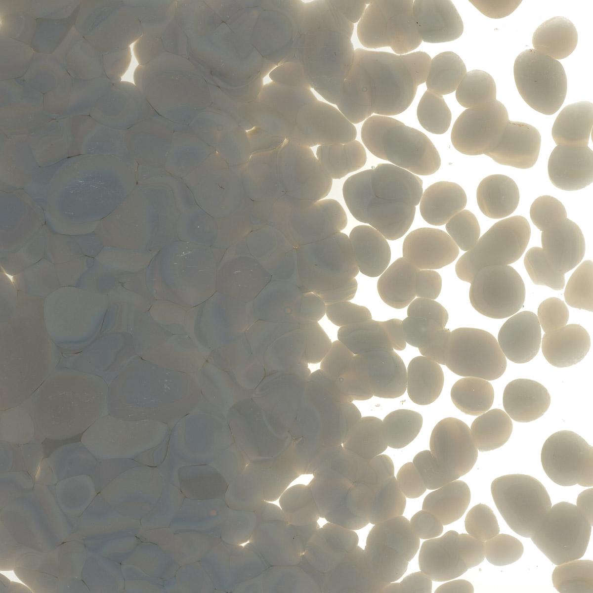 Deco Gray Opalescent, Coarse Frit, Fusible