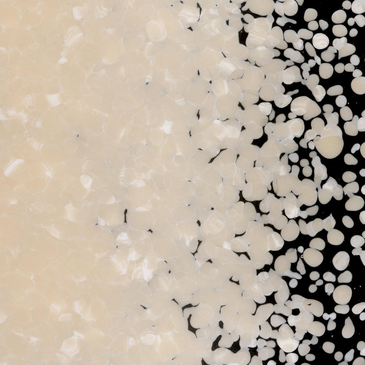 Marzipan Striker Opalescent, Medium Frit, Fusible