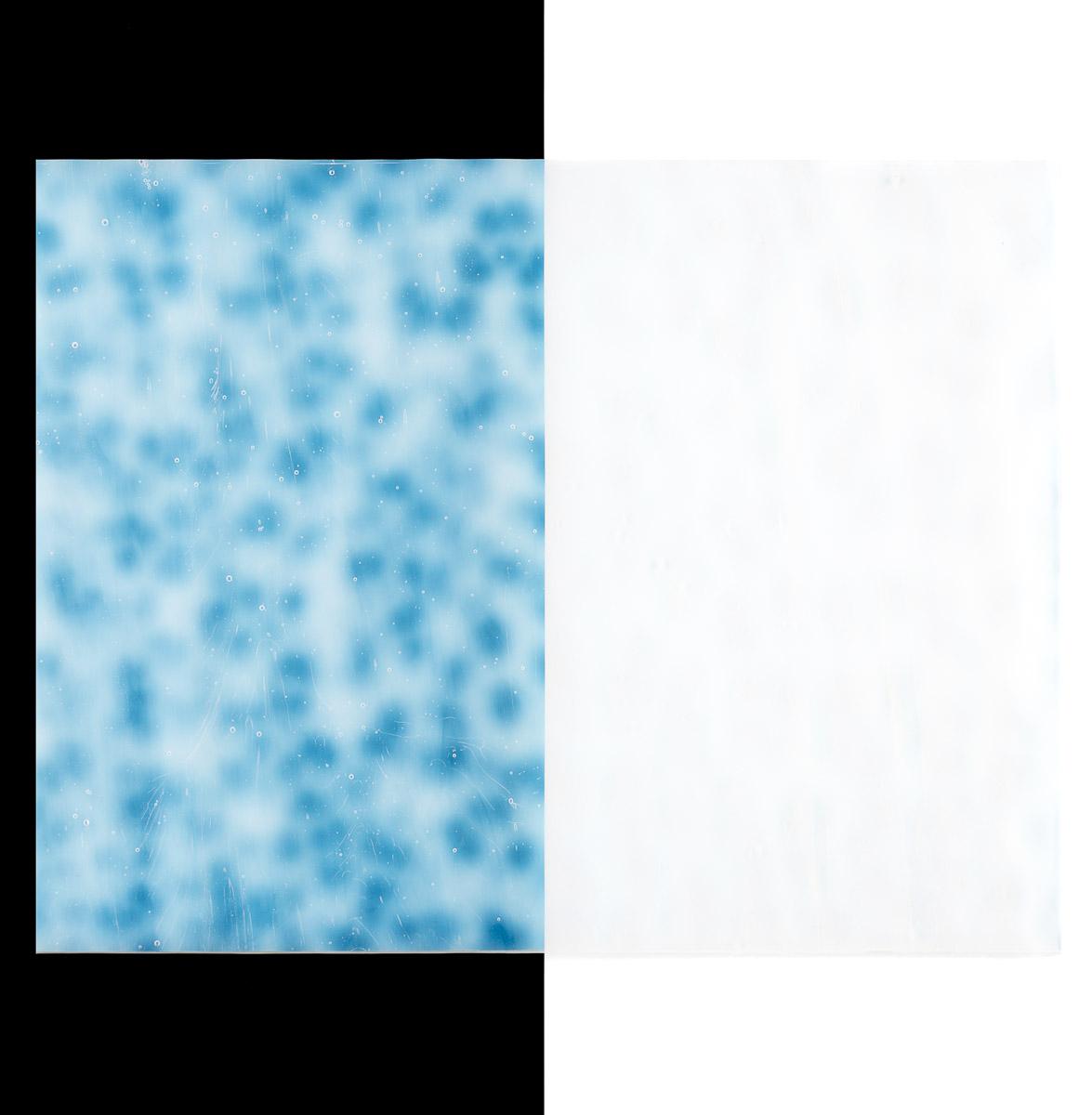 Lacy White Opalescent, Single-rolled, 3 mm, Fusible