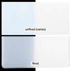 Lacy White Opalescent, Double-rolled, 3 mm, Fusible