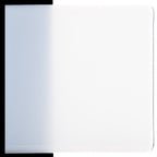 Lacy White Opalescent, Double-rolled, 3 mm, Color Sample, 2x2 in.