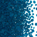 Steel Blue Opalescent, Coarse Frit, Fusible