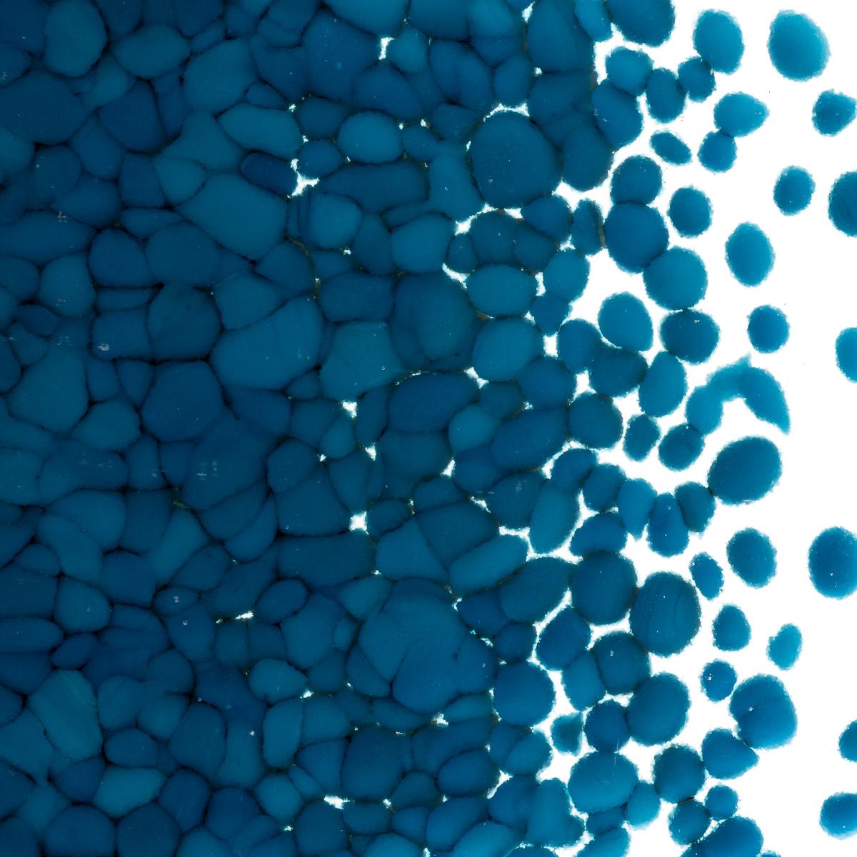 Steel Blue Opalescent, Coarse Frit, Fusible