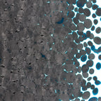 Steel Blue Opalescent, Coarse Frit, Fusible