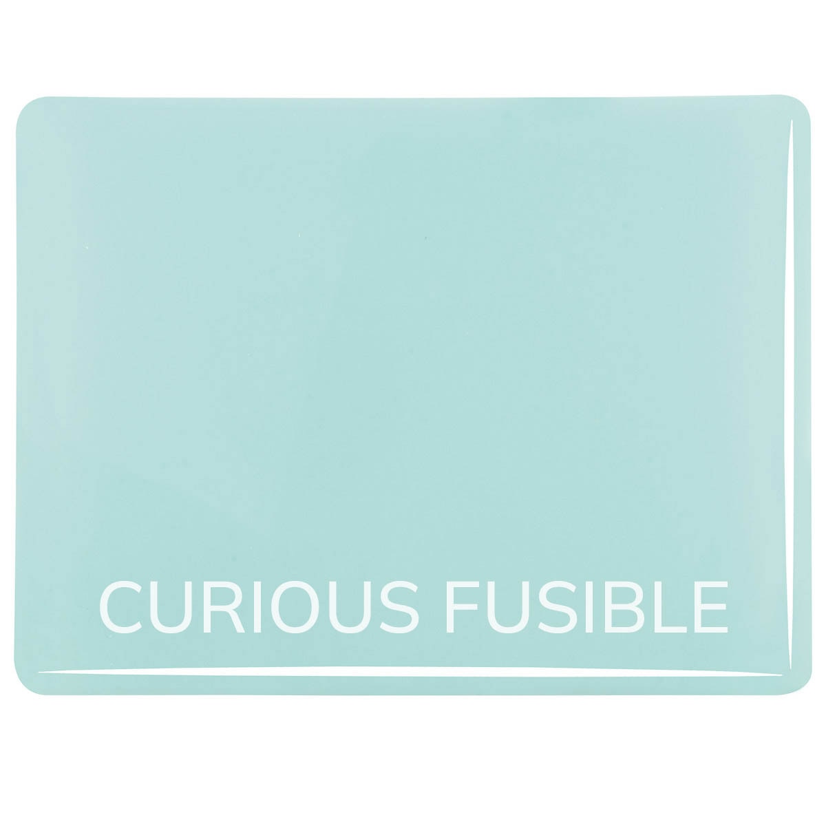 Robin's Egg Blue Opalescent, Double-rolled, 3 mm, Curious Fusible