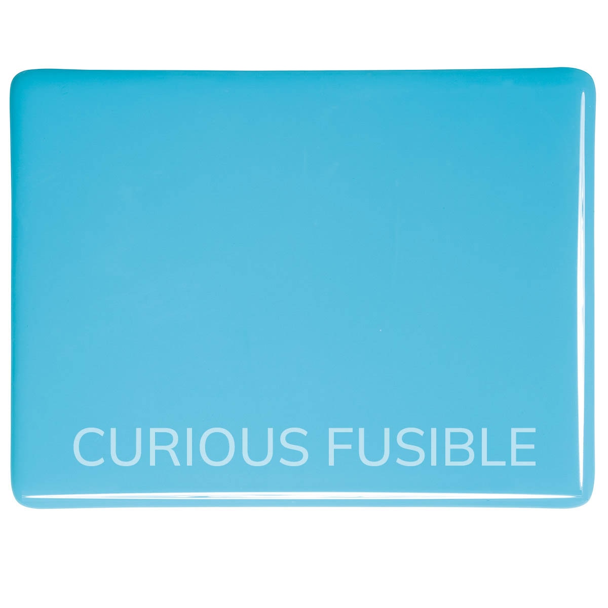 Light Cyan Opalescent, Double-rolled, 3 mm, Curious Fusible