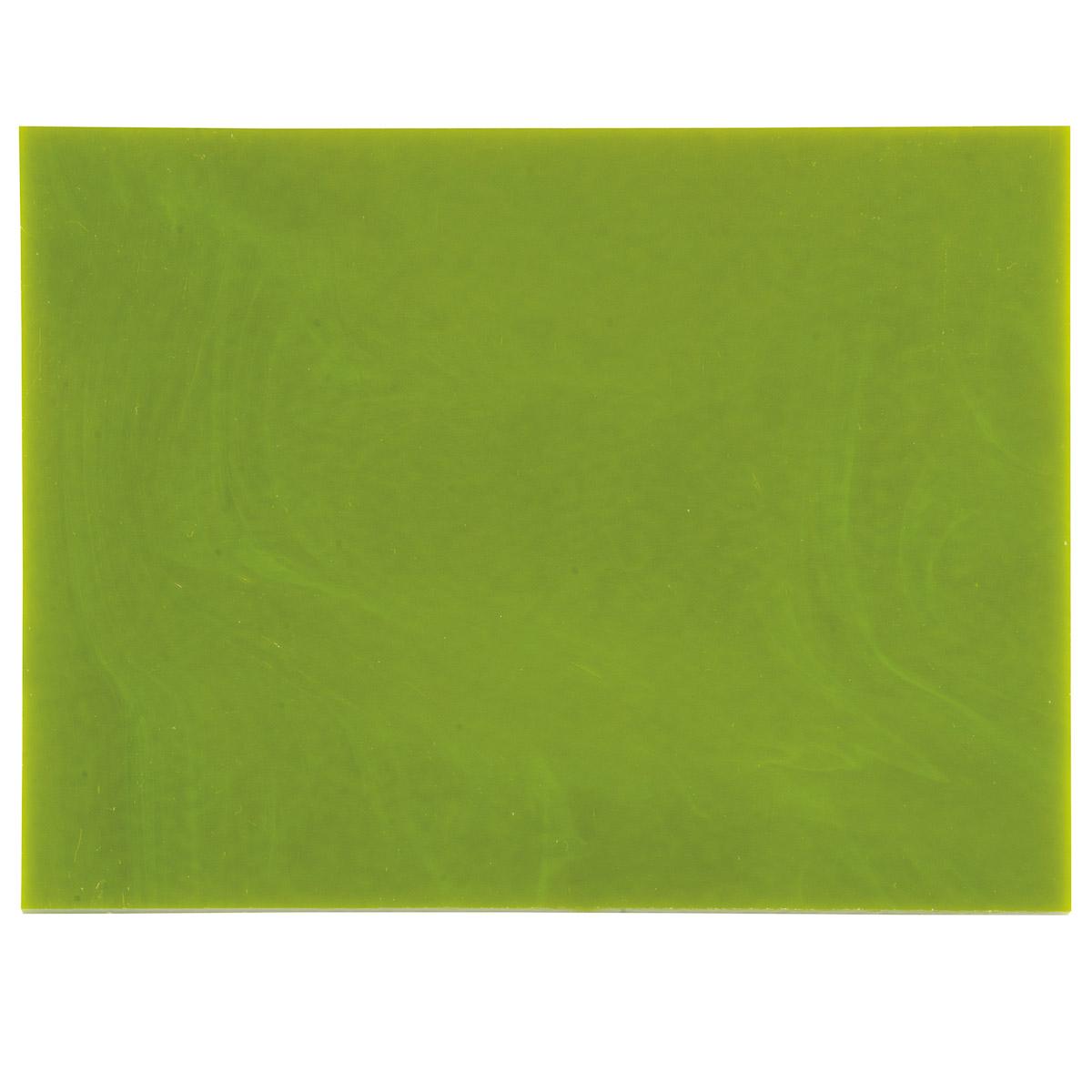 Avocado Green Opalescent, Thin-rolled, 2 mm, Fusible