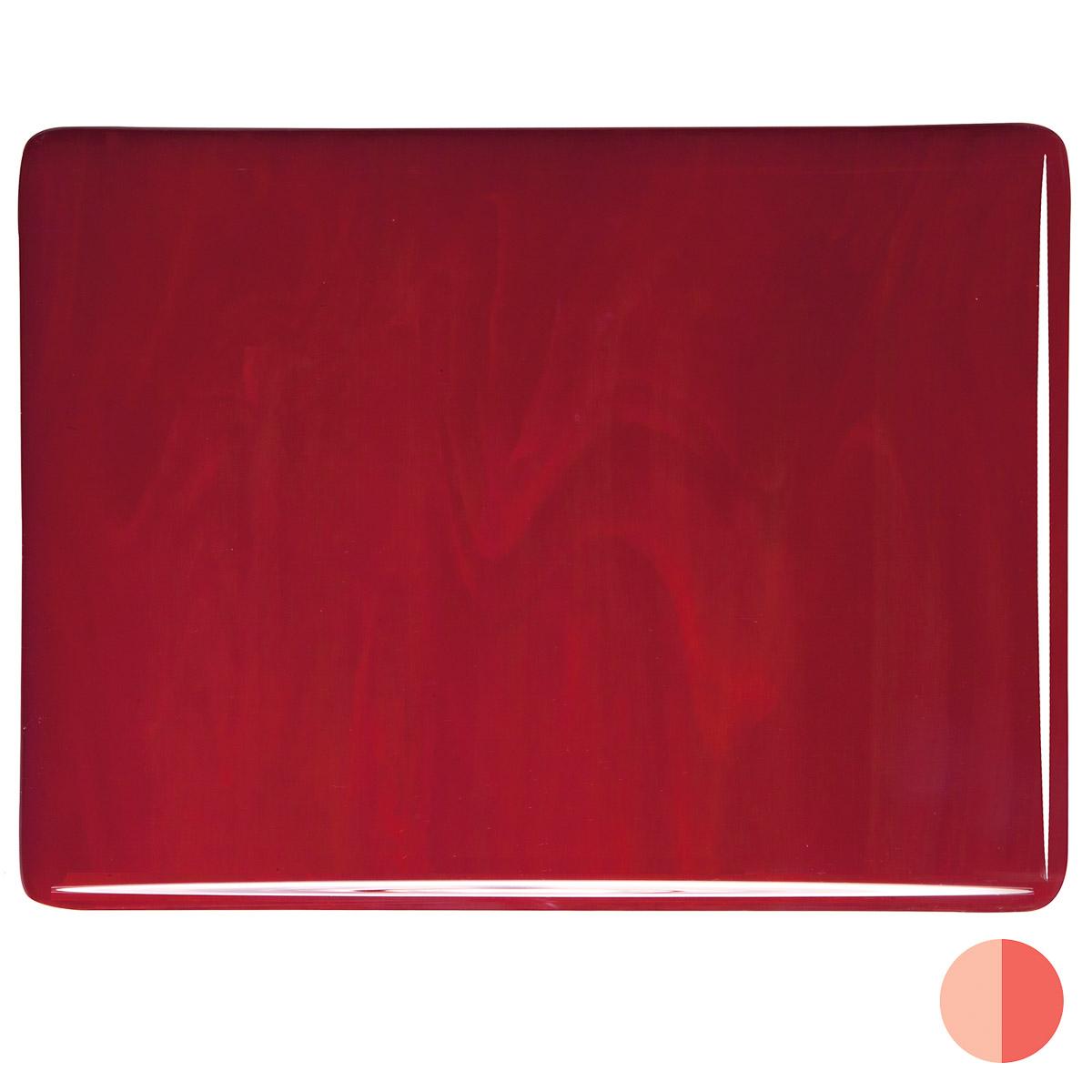 Deep Red Opalescent, Thin-rolled, 2 mm, Fusible