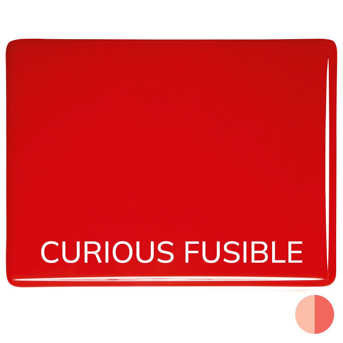 Pimento Red Opalescent, Double-rolled, 3 mm, Curious Fusible