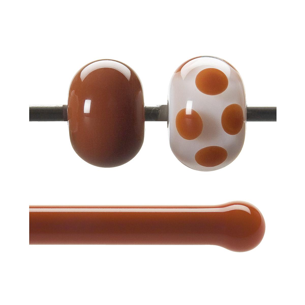 Cinnabar Opalescent, Rod, 5 mm, Fusible