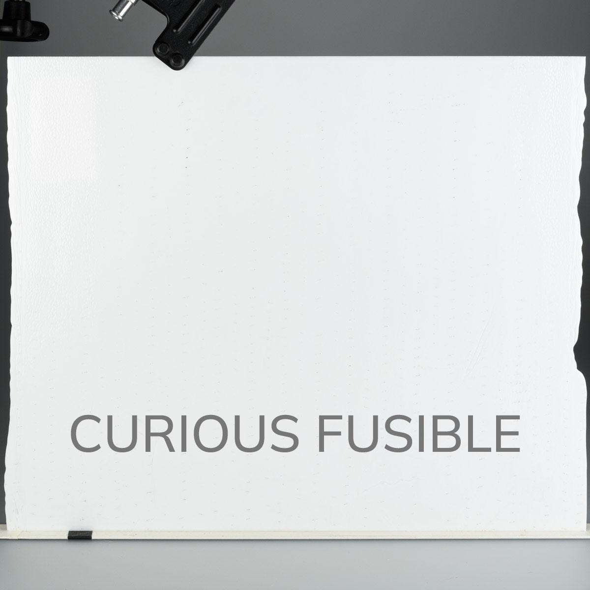 Dense White Opalescent, Double-rolled, 3 mm, Curious Fusible