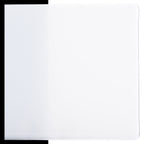 Dense White Opalescent, Double-rolled, 3 mm, Color Sample, 2x2 in.