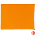 Pumpkin Orange Opalescent, Double-rolled, 3 mm, Fusible