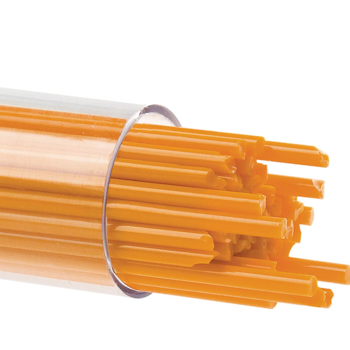 Pumpkin Orange Opalescent, Stringer, 2mm, Fusible