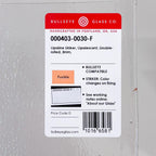 Opaline Opalescent, Double-rolled, 3 mm, Fusible