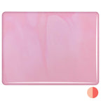 Pink Blush Opalescent, Double-rolled, 3 mm, Fusible