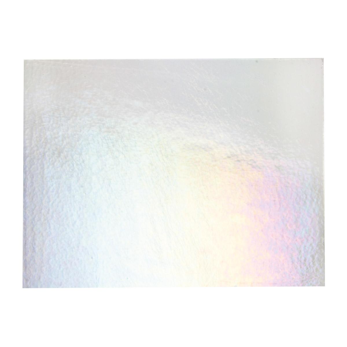 Reactive Ice Transparent, Double-rolled, Iridescent, rainbow, 3 mm, Fusible